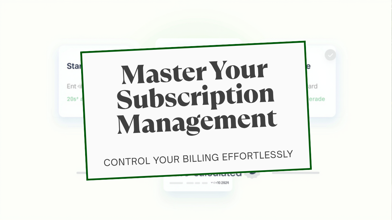 Self-Serve Subscription Management: Upgrade, Downgrade, and Cancel Your MicroPIM Plan Without Email